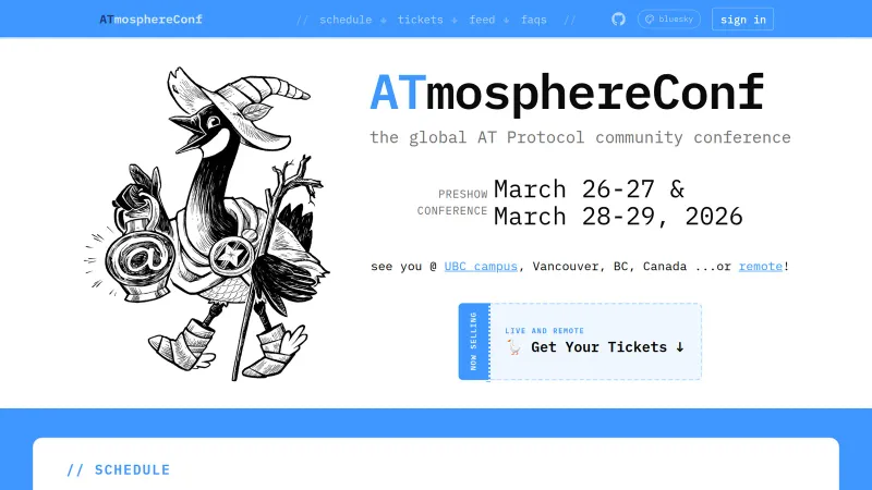 ATmosphereConf is
the global AT Protocol community conference