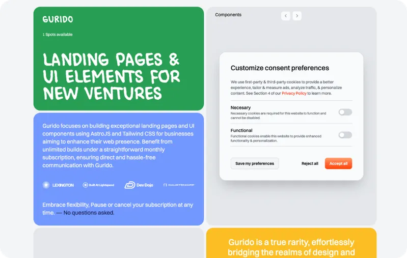 Gurido theme by Lexington Themes