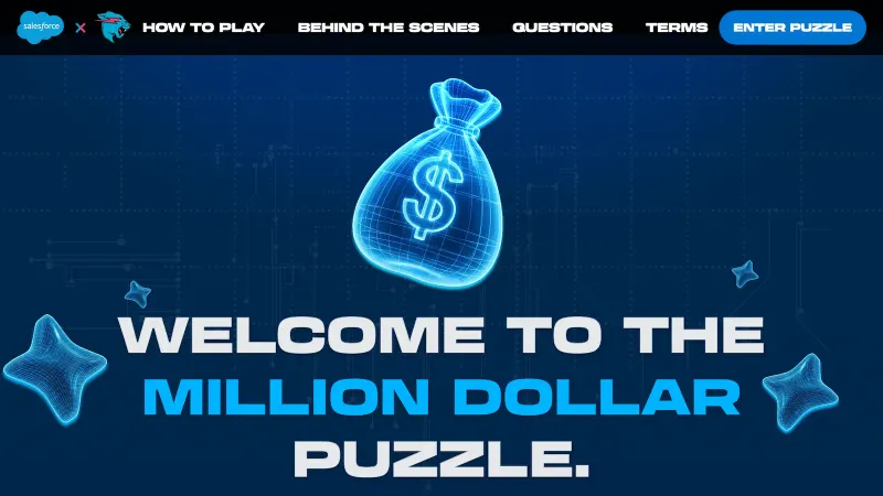 Welcome to the Million Dollar Puzzle