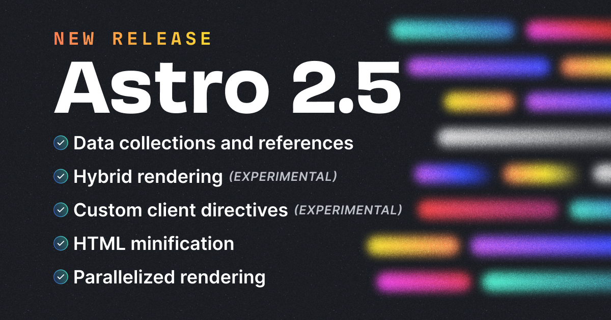 Astro 2.5 | Astro