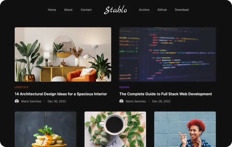 Stablo theme by Web3Templates