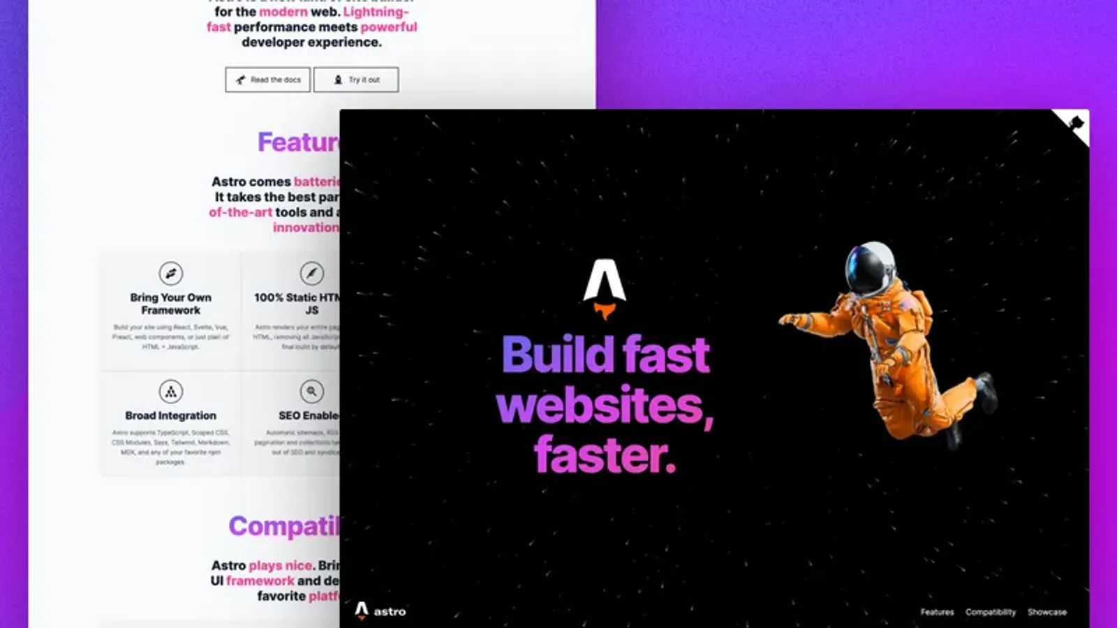 Astro Landing Page Astro