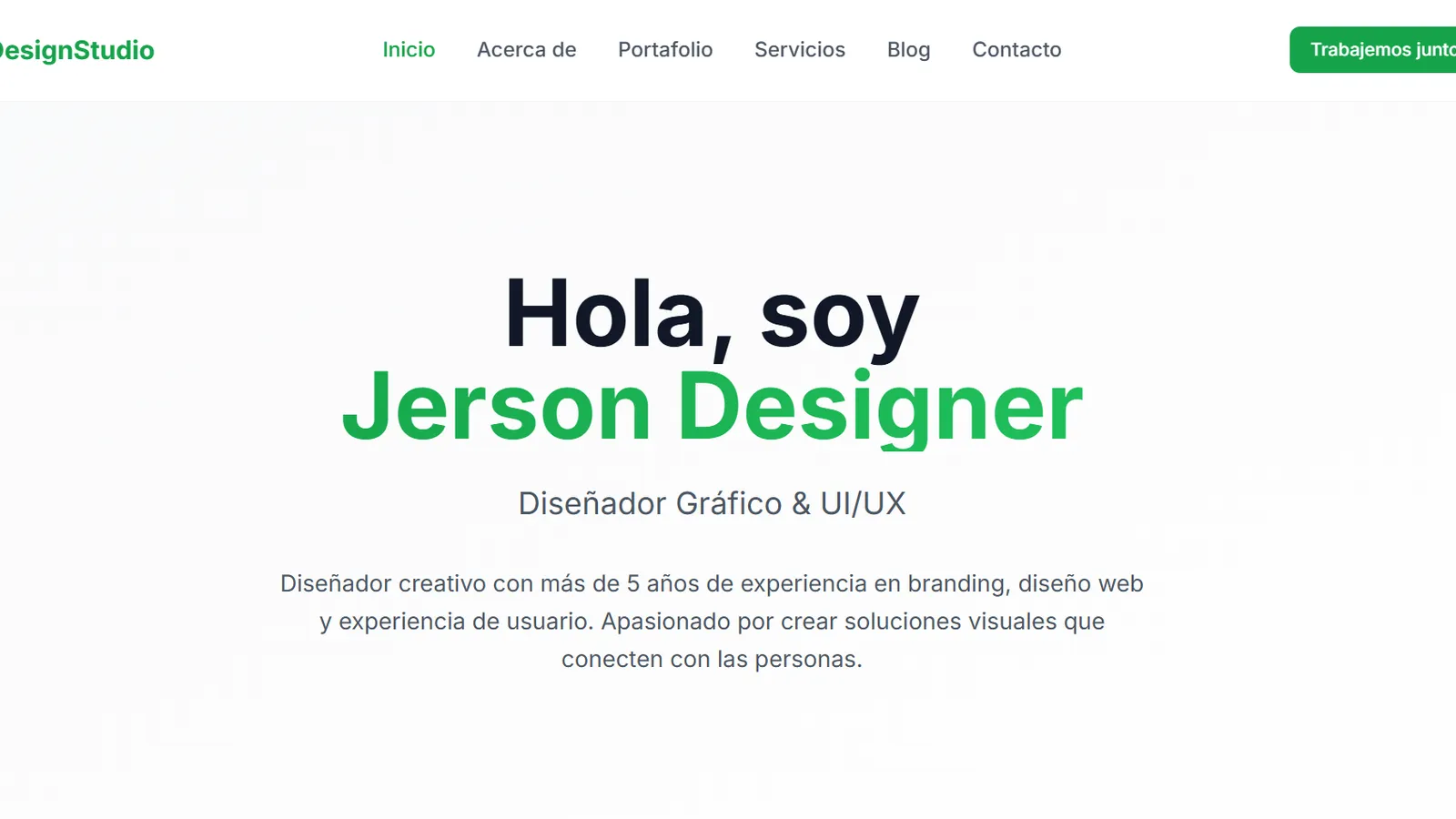 Modern template for graphic and UI/UX designer portfolios | Astro